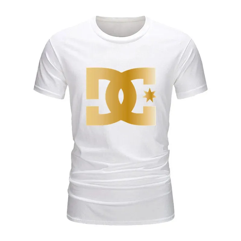 2025 New Men's Cotton T-Shirt - High Quality, Casual Fashion Short Sleeve Summer Top