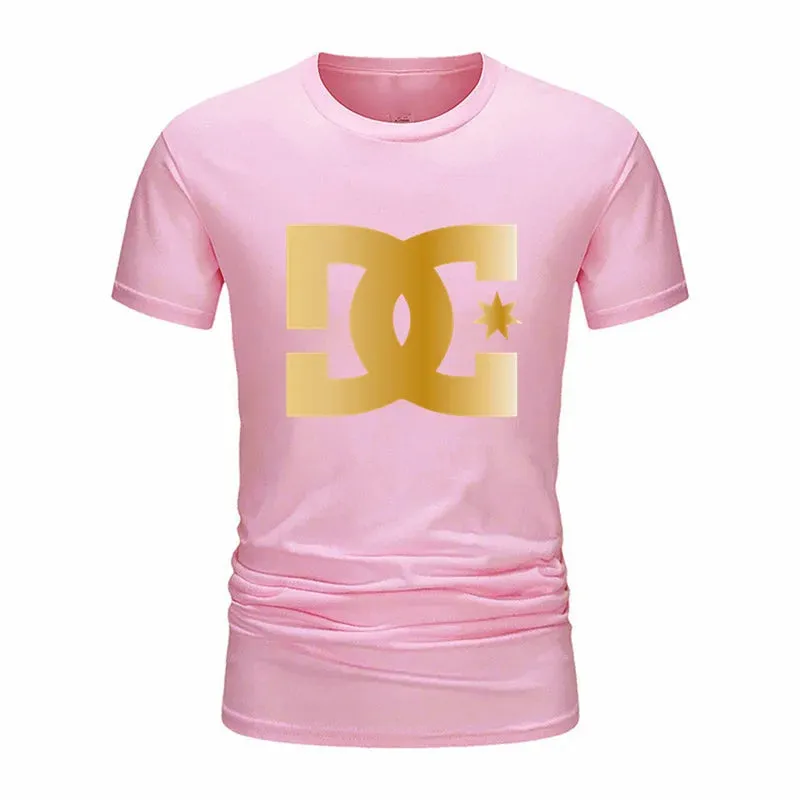 2025 New Men's Cotton T-Shirt - High Quality, Casual Fashion Short Sleeve Summer Top