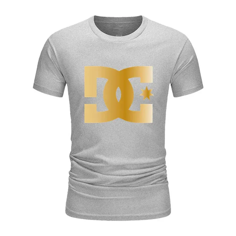 2025 New Men's Cotton T-Shirt - High Quality, Casual Fashion Short Sleeve Summer Top