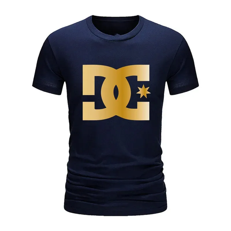 2025 New Men's Cotton T-Shirt - High Quality, Casual Fashion Short Sleeve Summer Top