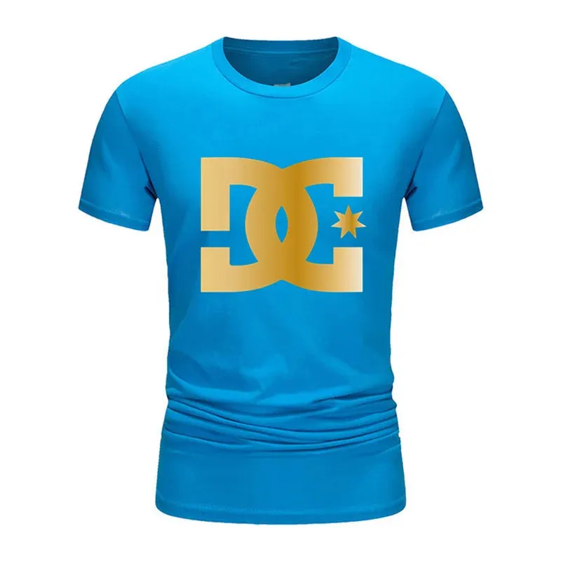 2025 New Men's Cotton T-Shirt - High Quality, Casual Fashion Short Sleeve Summer Top