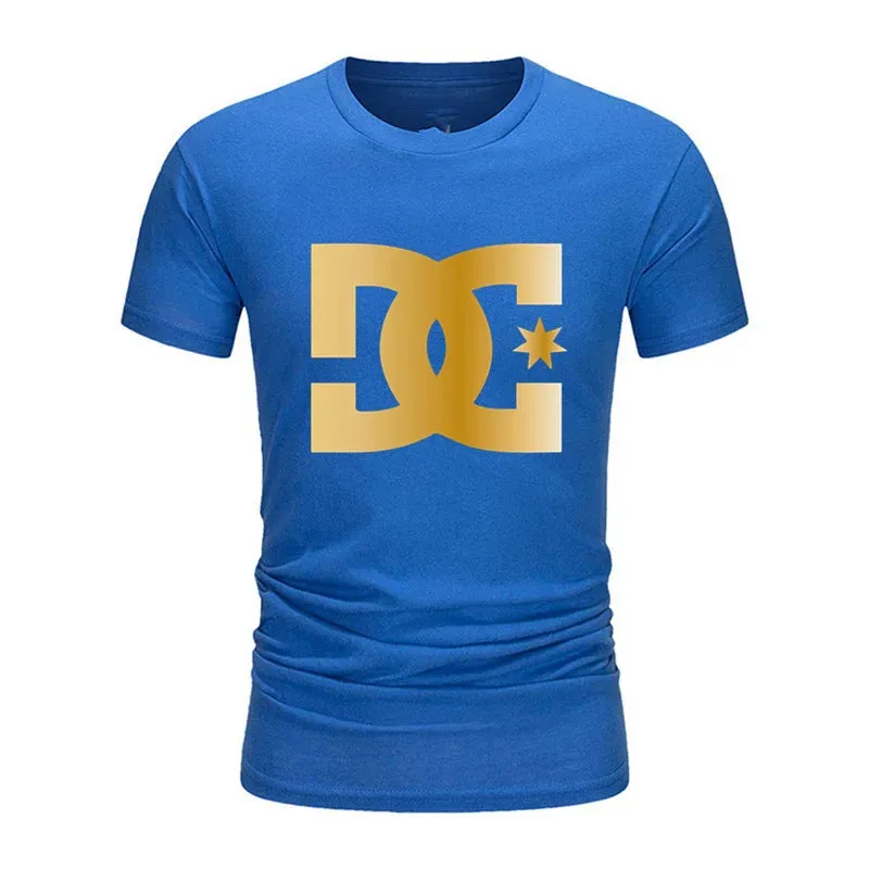2025 New Men's Cotton T-Shirt - High Quality, Casual Fashion Short Sleeve Summer Top