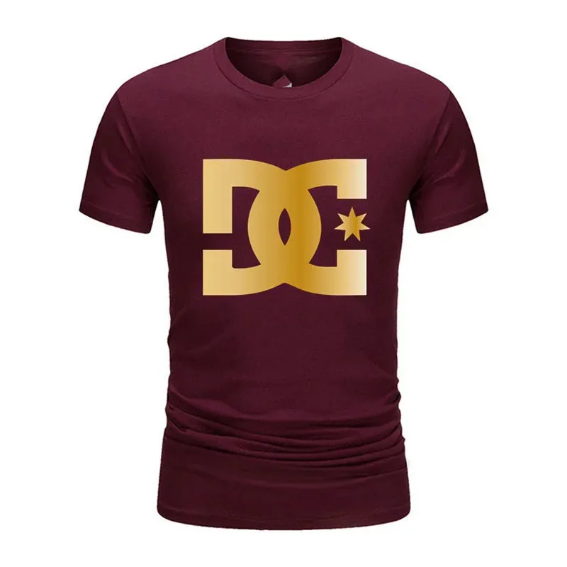 2025 New Men's Cotton T-Shirt - High Quality, Casual Fashion Short Sleeve Summer Top