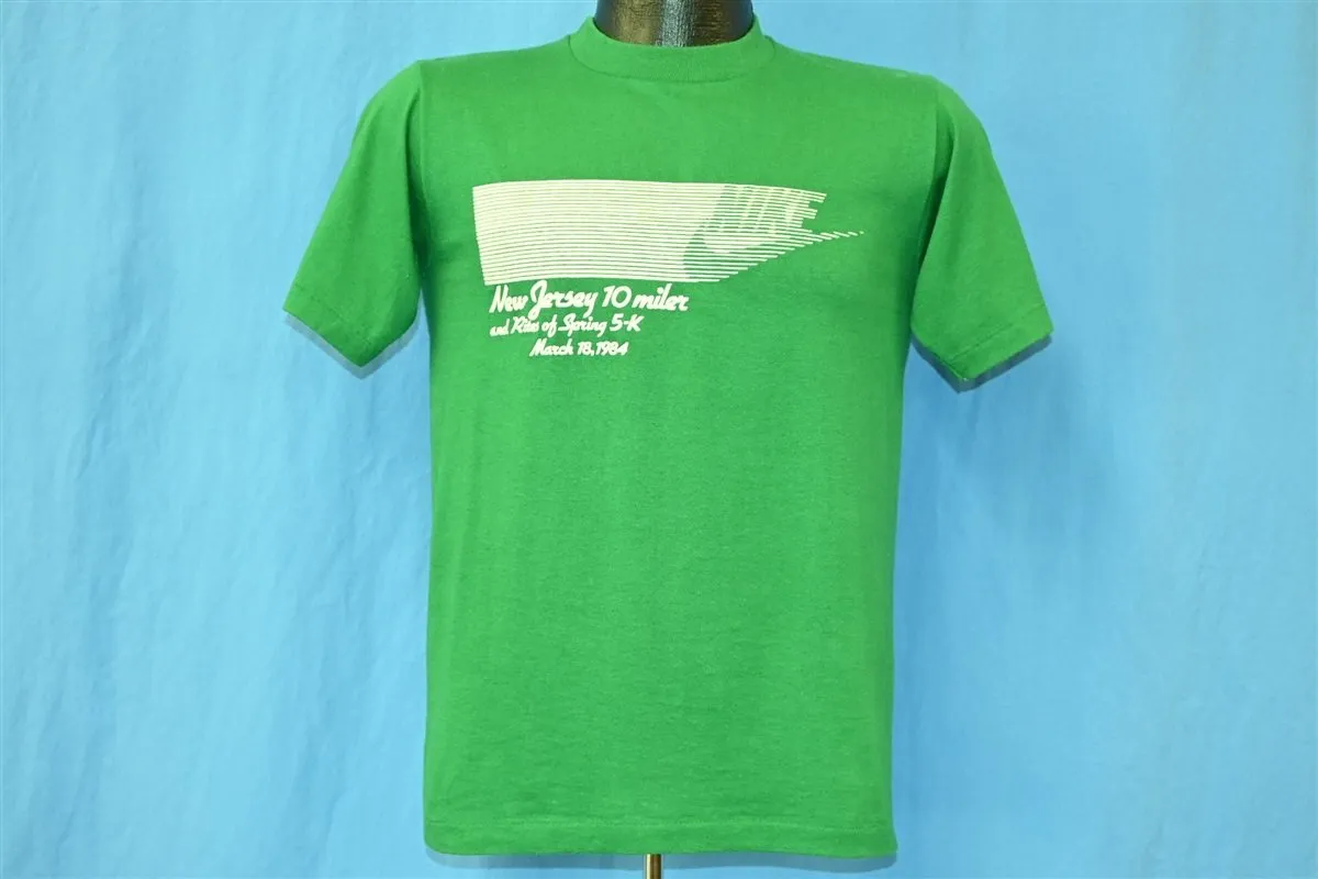80s Nike USA New Jersey 10 Miler Run 1984 t-shirt Small