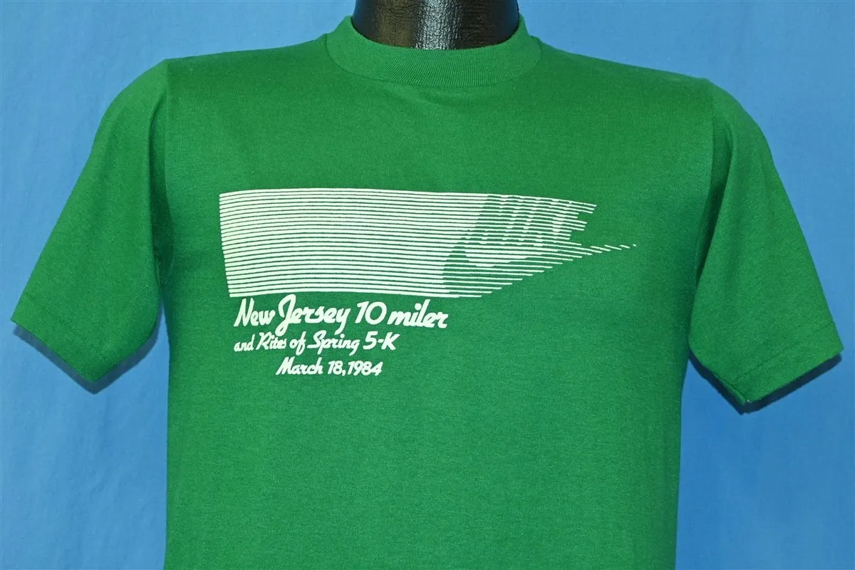 80s Nike USA New Jersey 10 Miler Run 1984 t-shirt Small