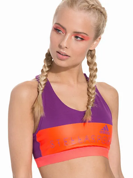 ADIDAS Women Stellasport Padded Sports Bra Size S-L Purple & Fuchsia