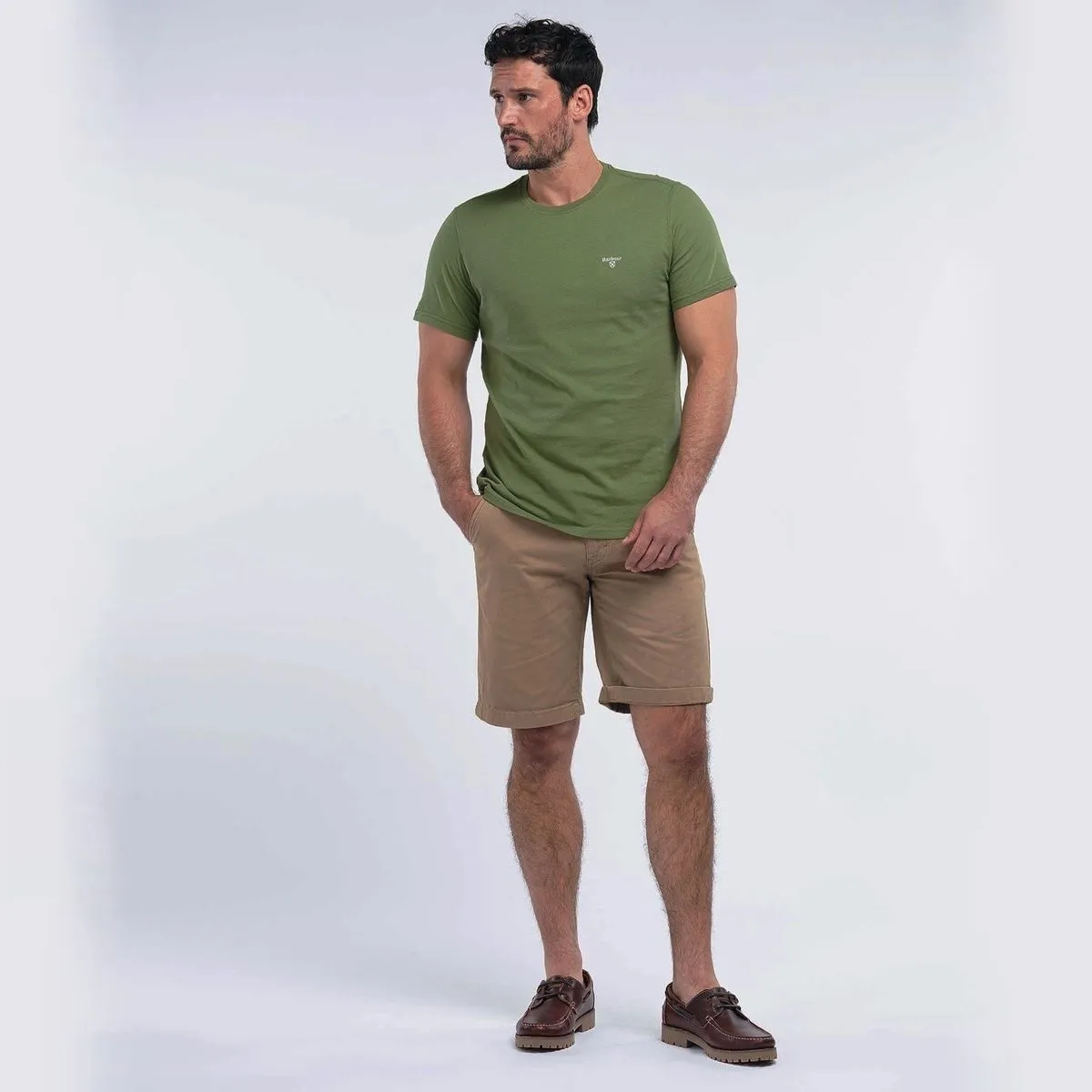 Barbour Men's Sports T-Shirt | Burnt Olive