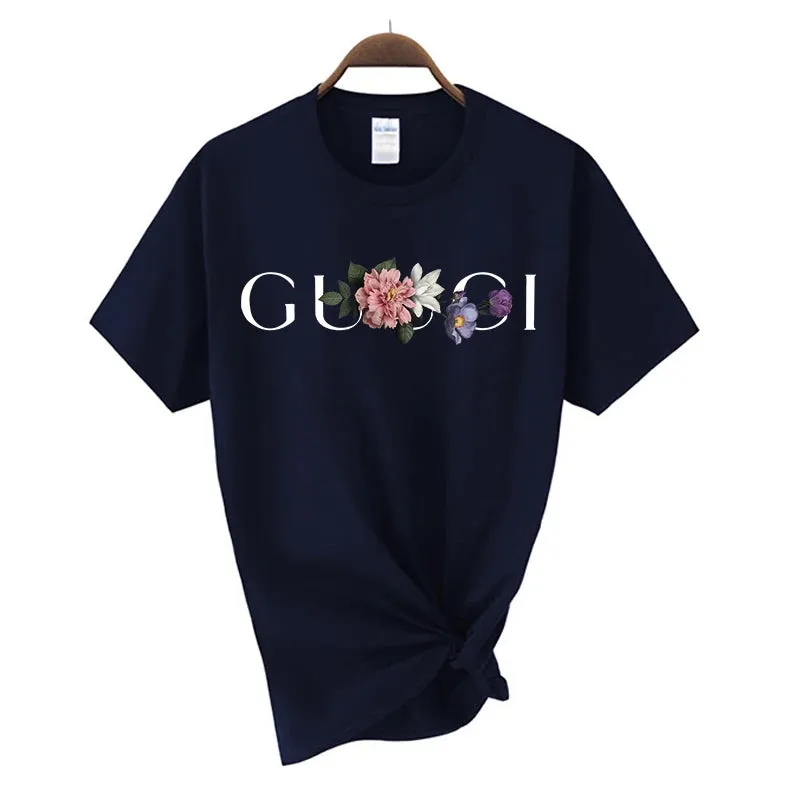 Casual Women's Short Sleeve T-Shirt - Cotton Summer Tee with Letter Print, Harajuku Y2K Style