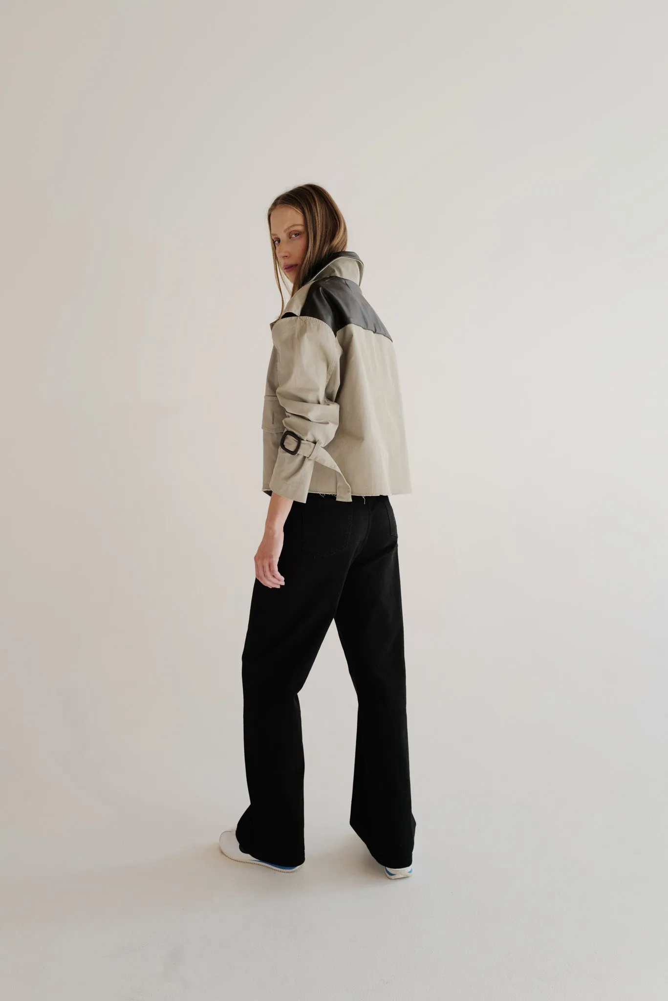 Cotton Crop Trench-Cape SARA FW24 (Back to stock )