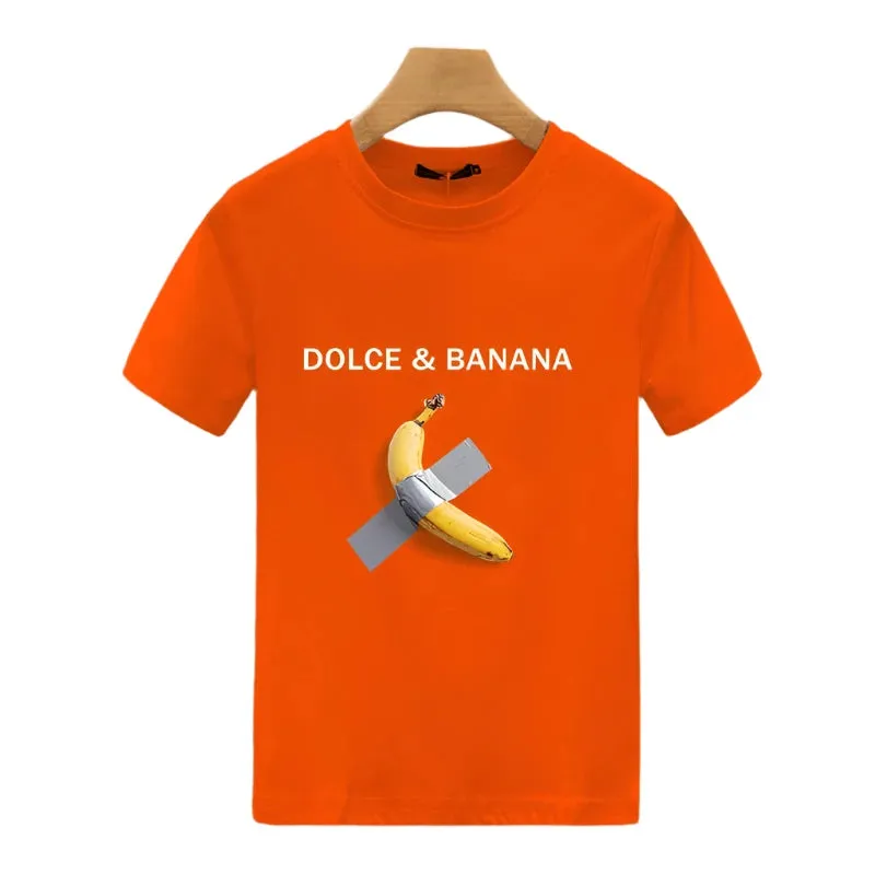 Dolce & Banana Greek Mythology Snake Hair Graphic T-Shirt - Cute Printed Spring/Summer Tee for Men & Women