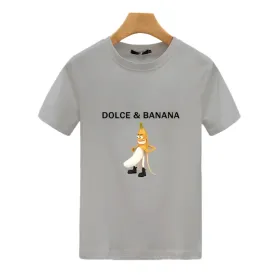 Dolce & Banana Greek Mythology Snake Hair Graphic T-Shirt - Cute Printed Spring/Summer Tee for Men & Women