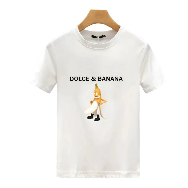 Dolce & Banana Greek Mythology Snake Hair T-Shirt - Fun Graphic Print Unisex Tee for Spring & Summer