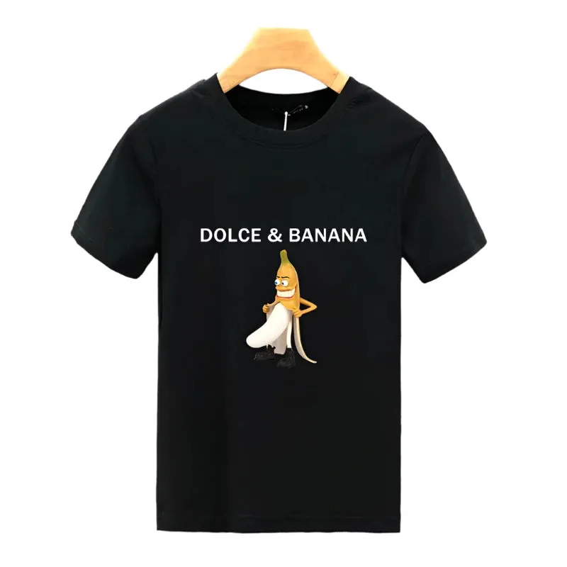 Dolce & Banana Greek Mythology Snake Hair T-Shirt - Fun Graphic Print Unisex Tee for Spring & Summer