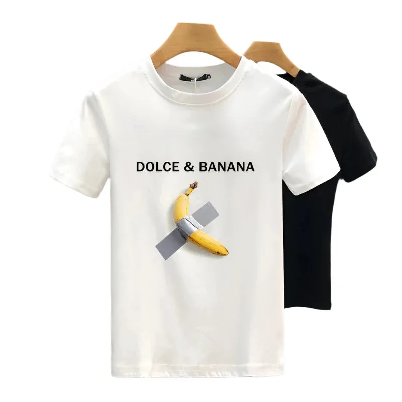 Dolce & Banana Greek Mythology Snake Hair T-Shirt - Fun Graphic Print Unisex Tee for Spring & Summer