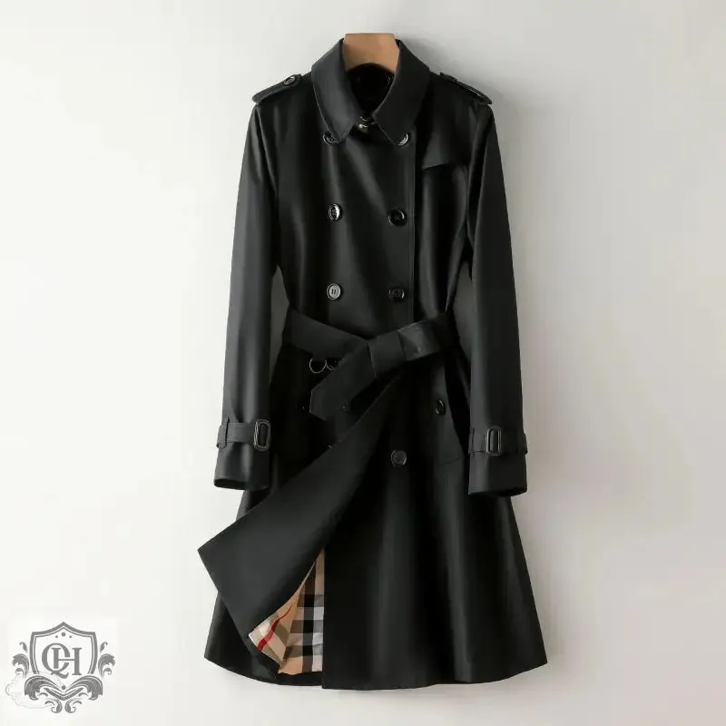 Elegant Office Long Trench Coat