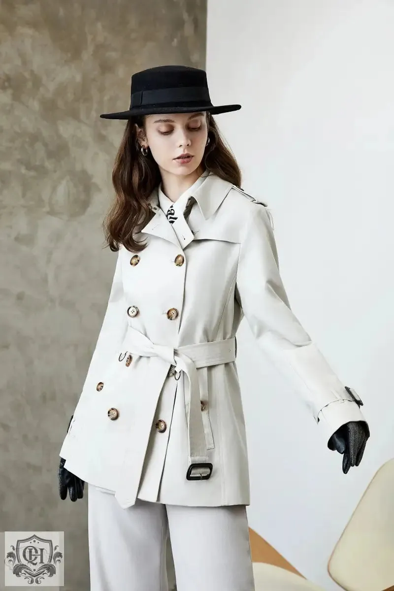 Elegant Office Long Trench Coat