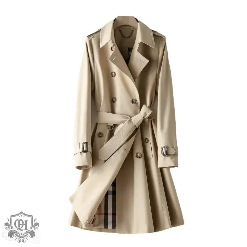 Elegant Office Long Trench Coat