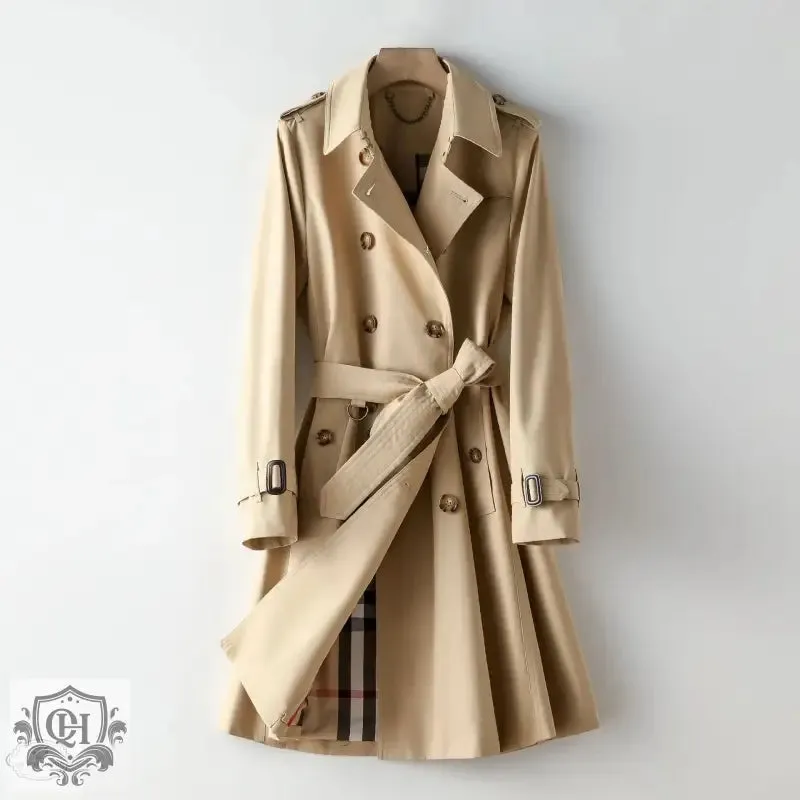 Elegant Office Long Trench Coat