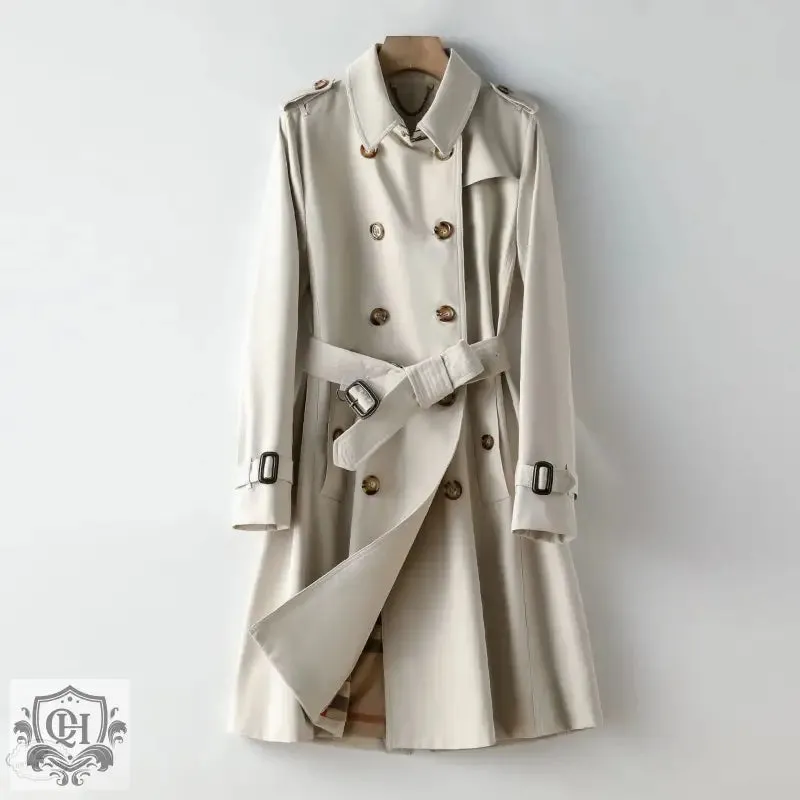 Elegant Office Long Trench Coat