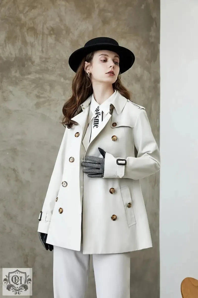 Elegant Office Long Trench Coat