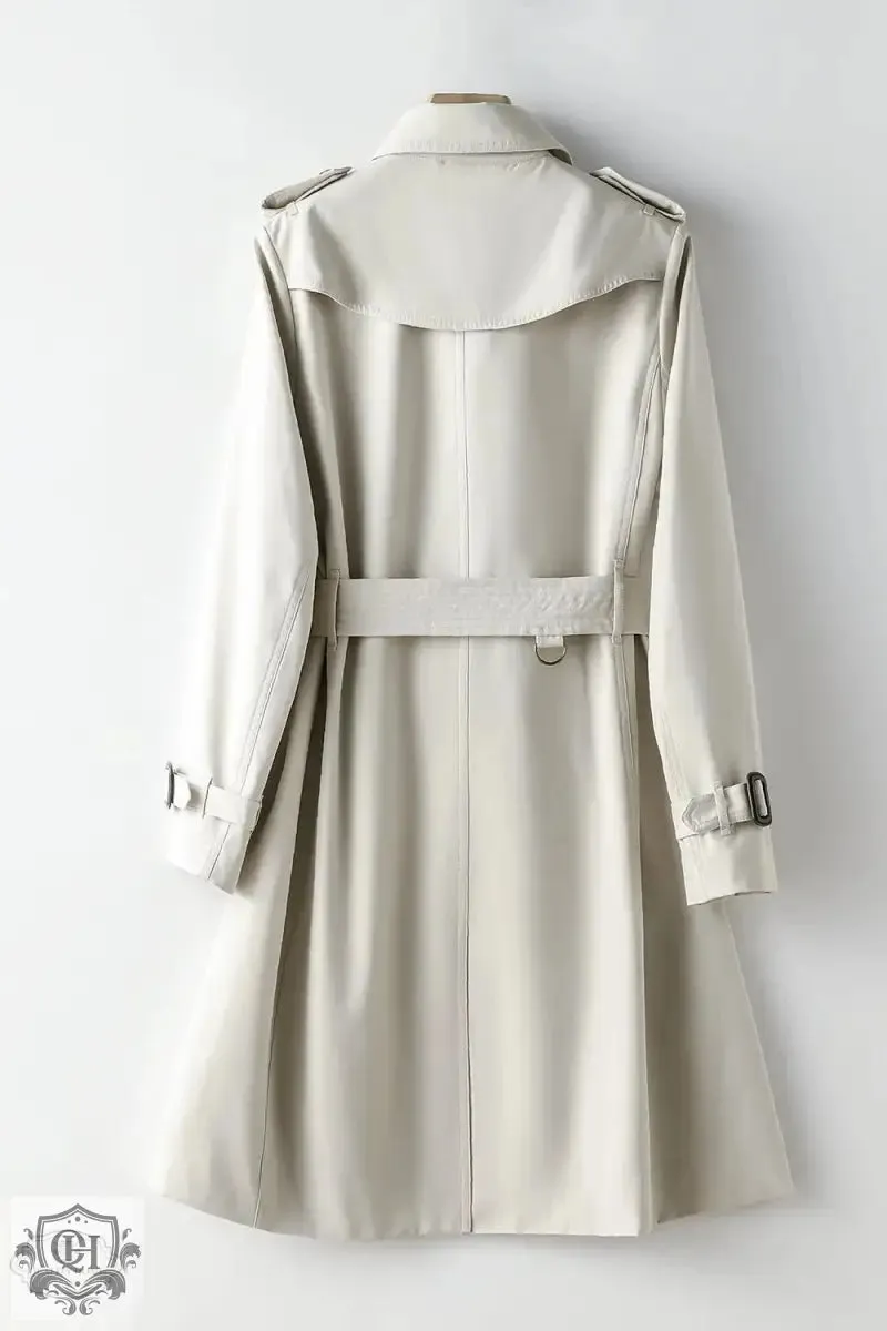 Elegant Office Long Trench Coat