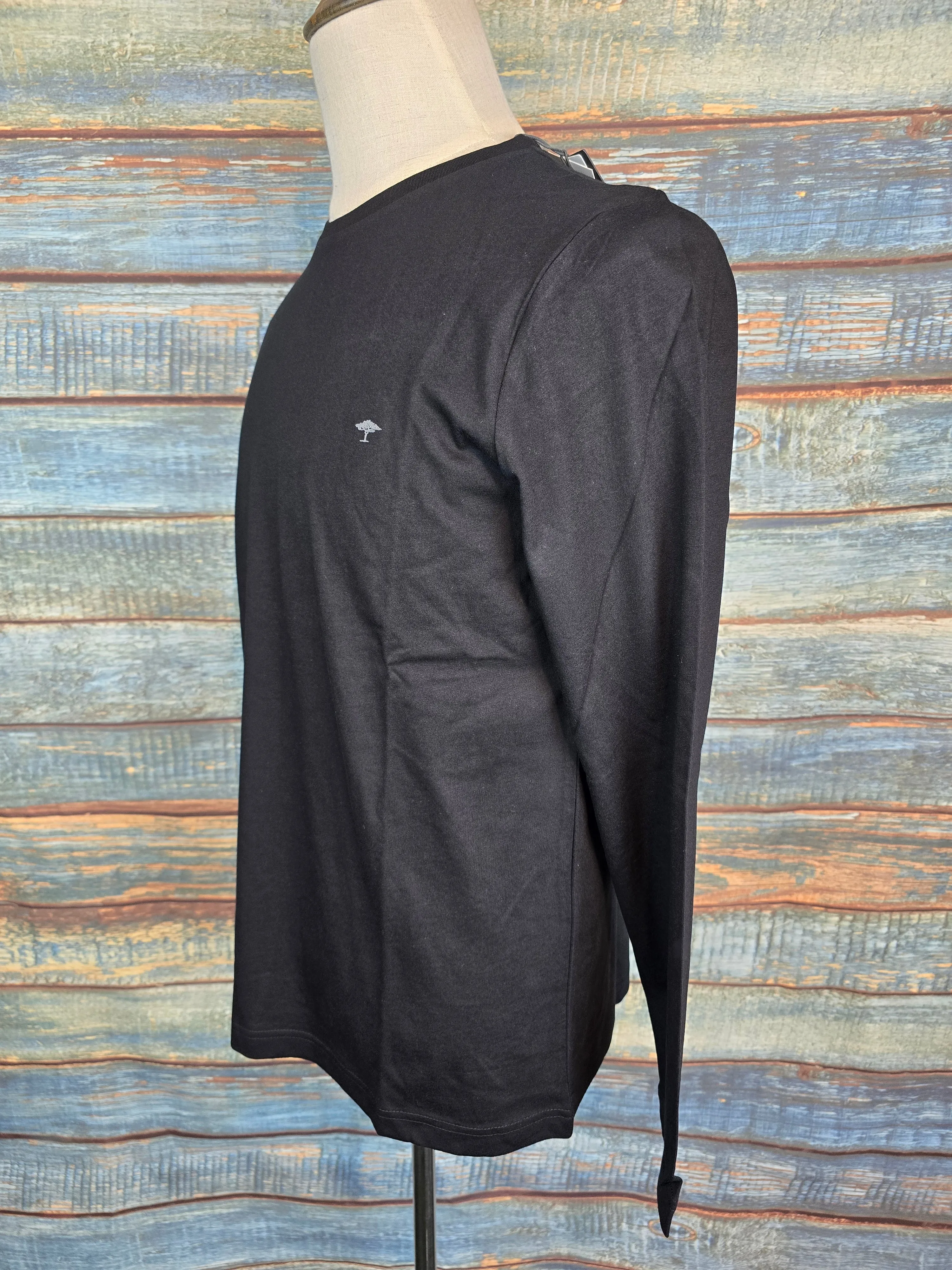 FYNCH HATTON LONG SLEEVE COTTON T-SHIRTS