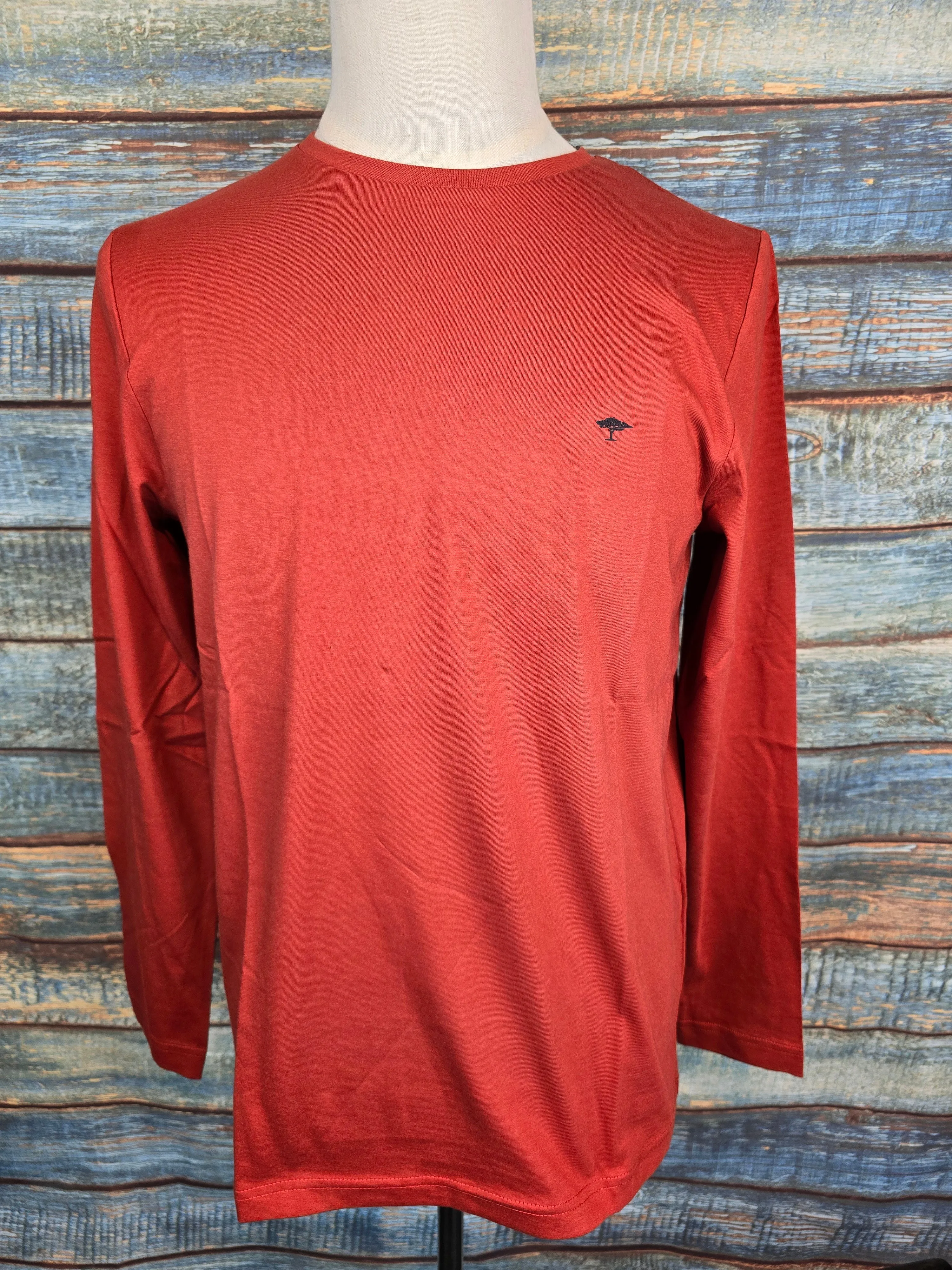 FYNCH HATTON LONG SLEEVE COTTON T-SHIRTS