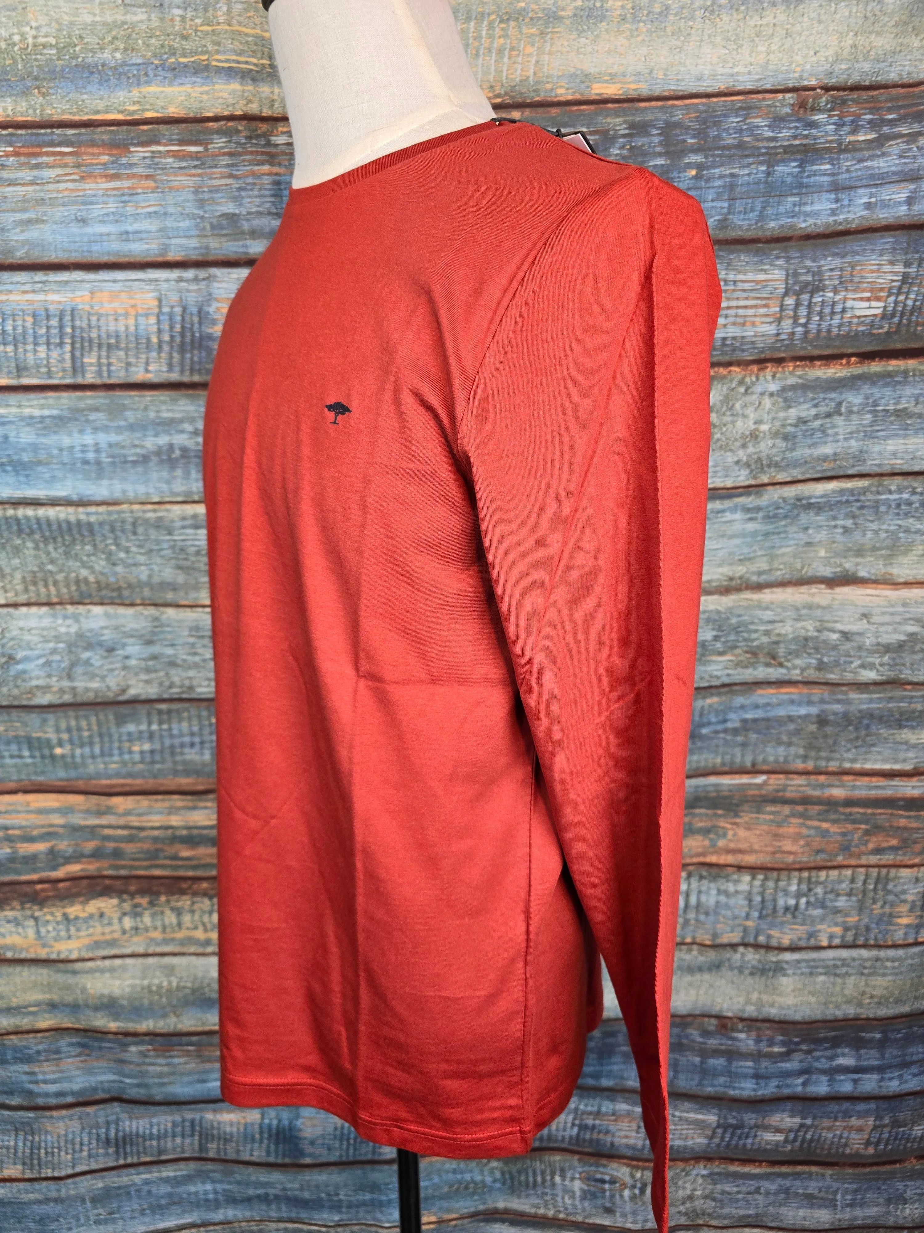 FYNCH HATTON LONG SLEEVE COTTON T-SHIRTS