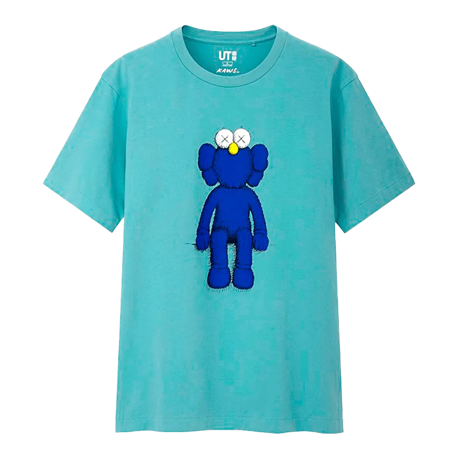 KAWS x Uniqlo Blue BFF Tee