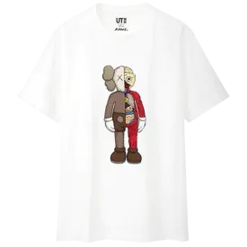 KAWS x Uniqlo Flayed Tee White