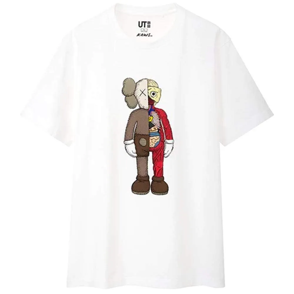 KAWS x Uniqlo Flayed Tee White