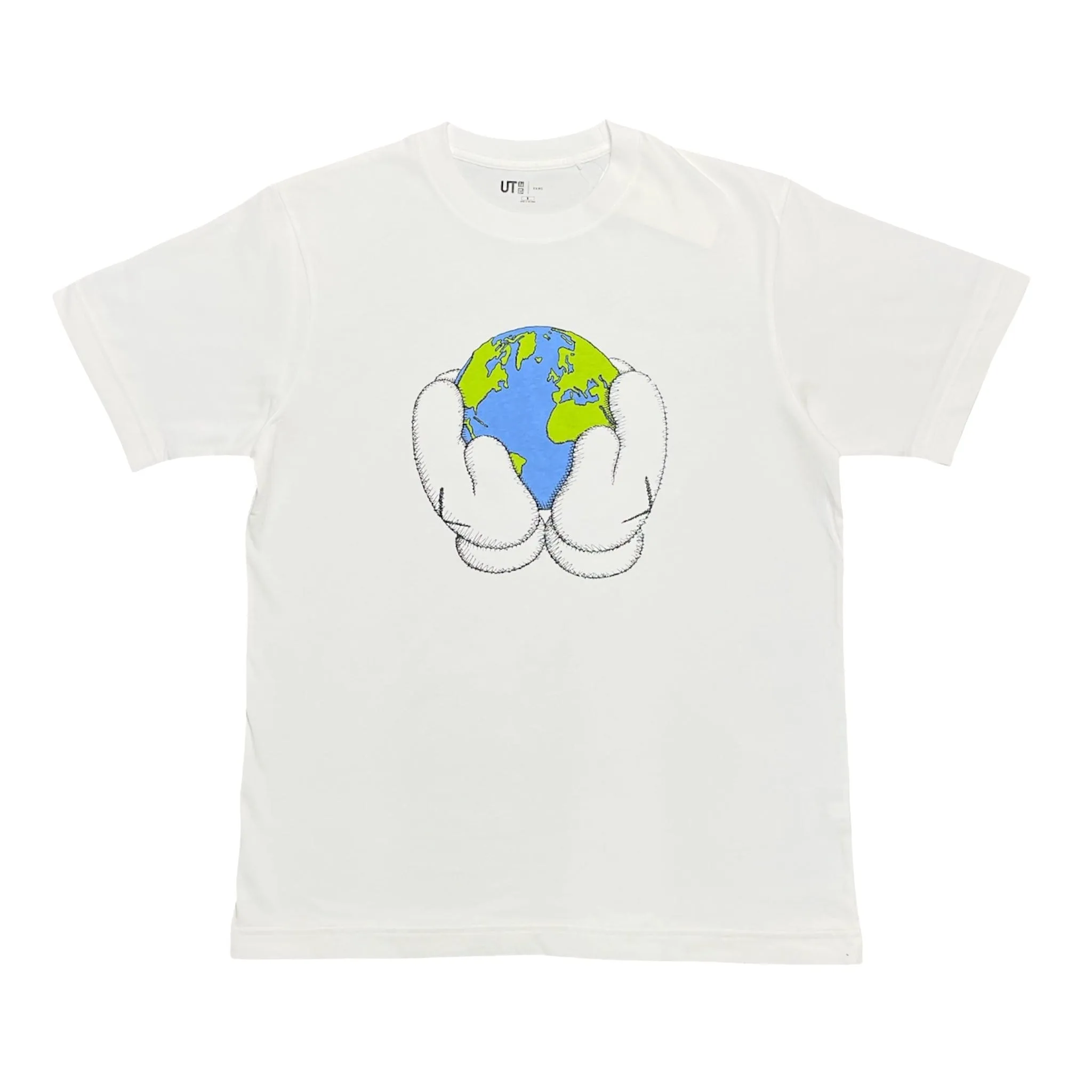 KAWS x Uniqlo Peace For All Short Sleeve Tee Shirt White