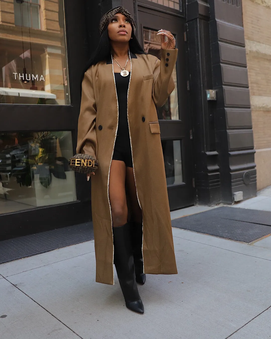 Luxury Lines Trench