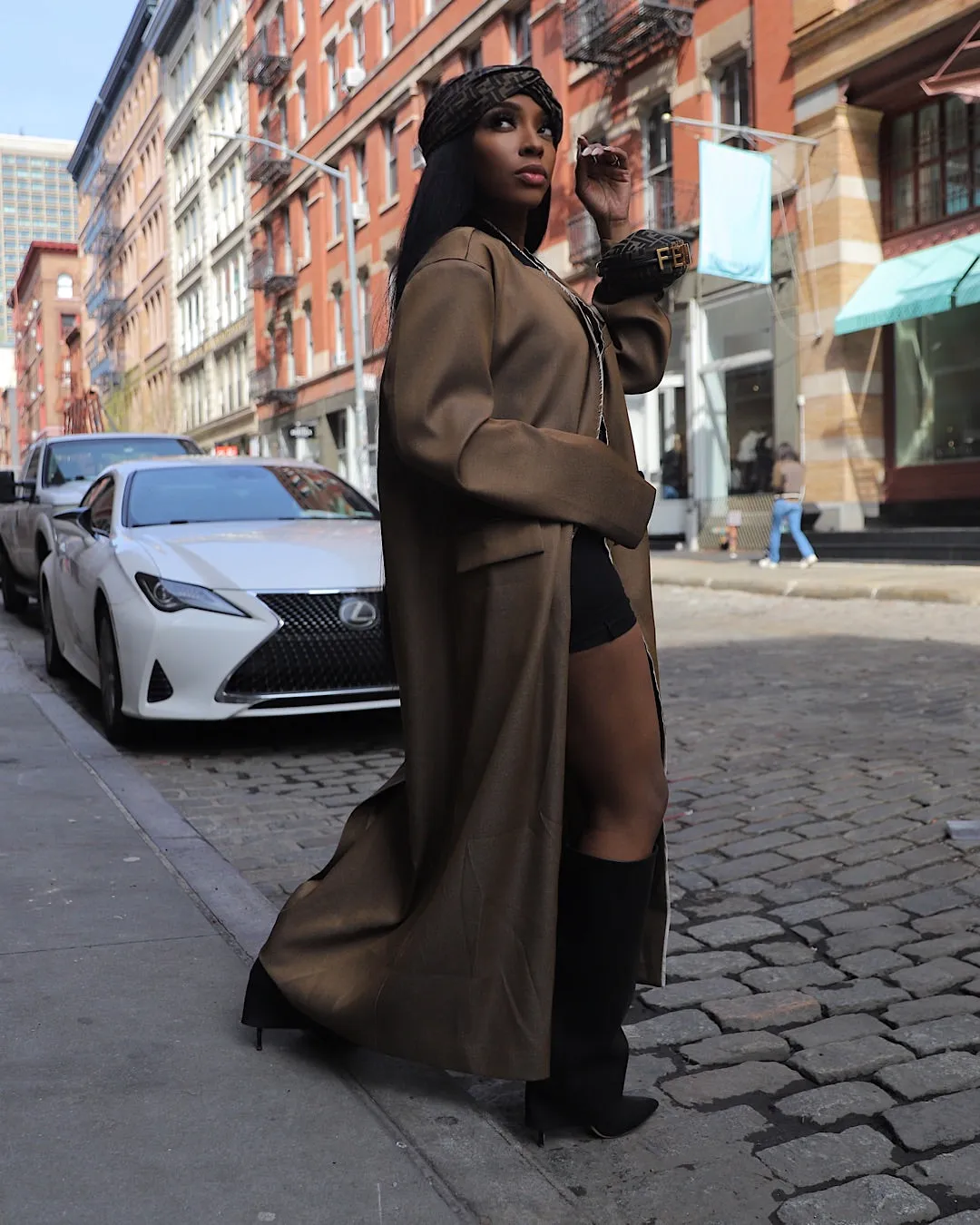 Luxury Lines Trench