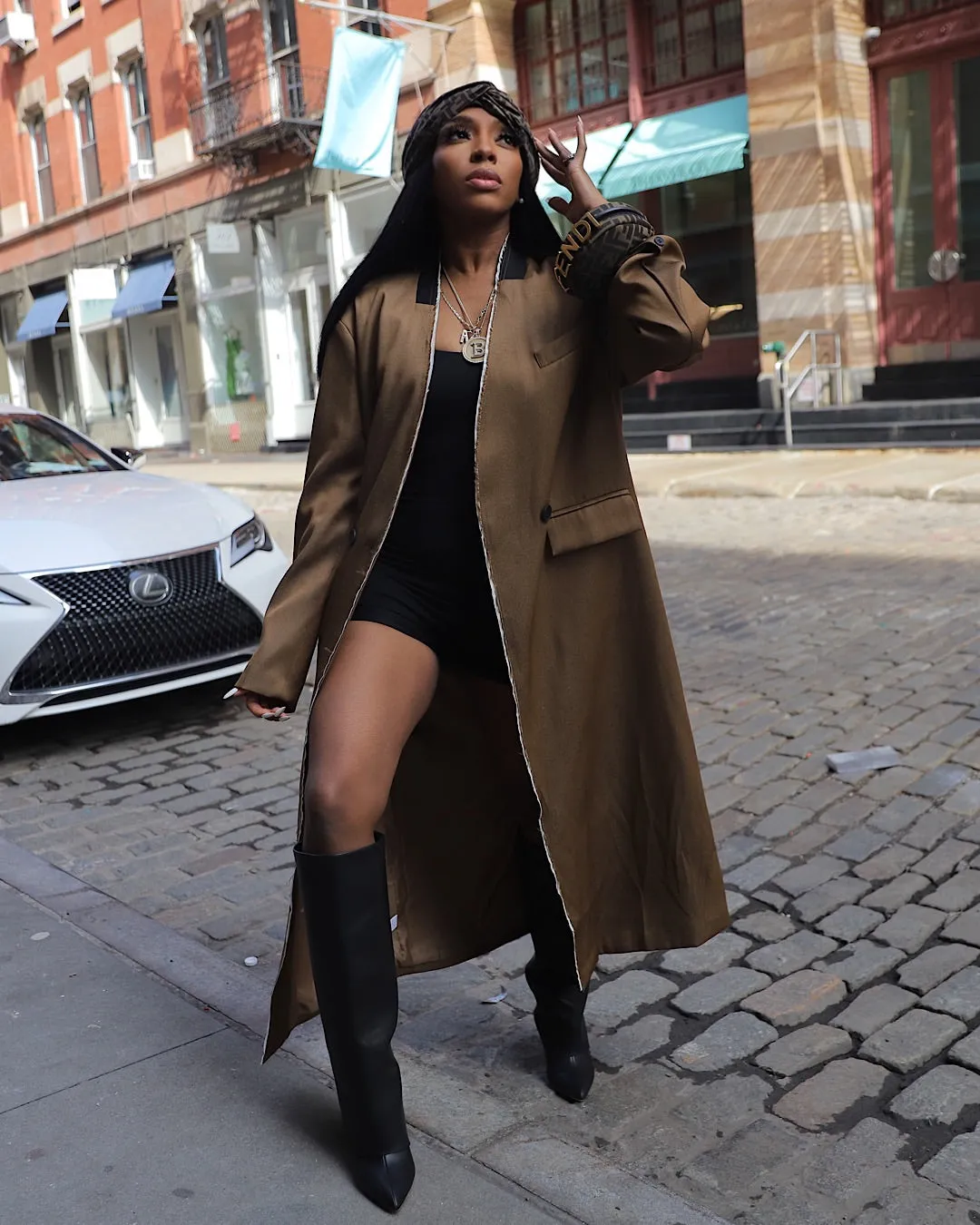 Luxury Lines Trench