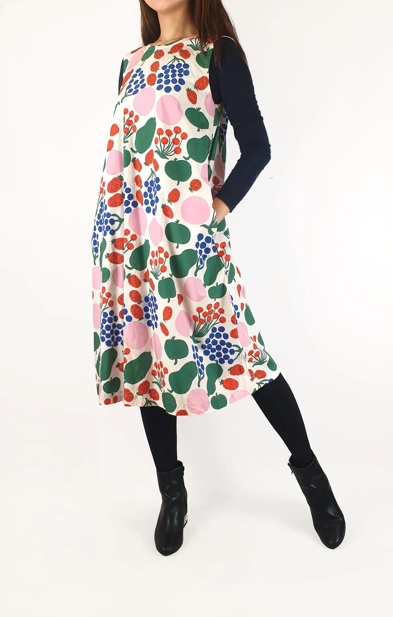Marimekko   Uniqlo colourful sleeveless dress size S