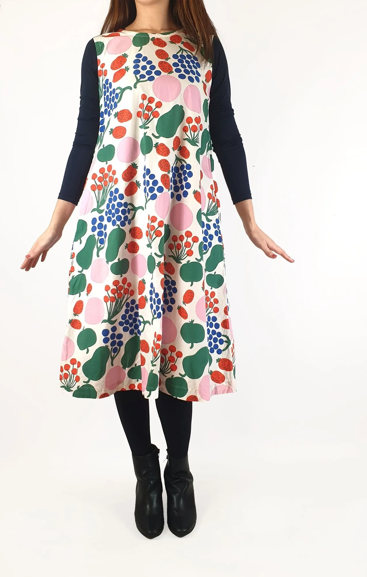 Marimekko   Uniqlo colourful sleeveless dress size S