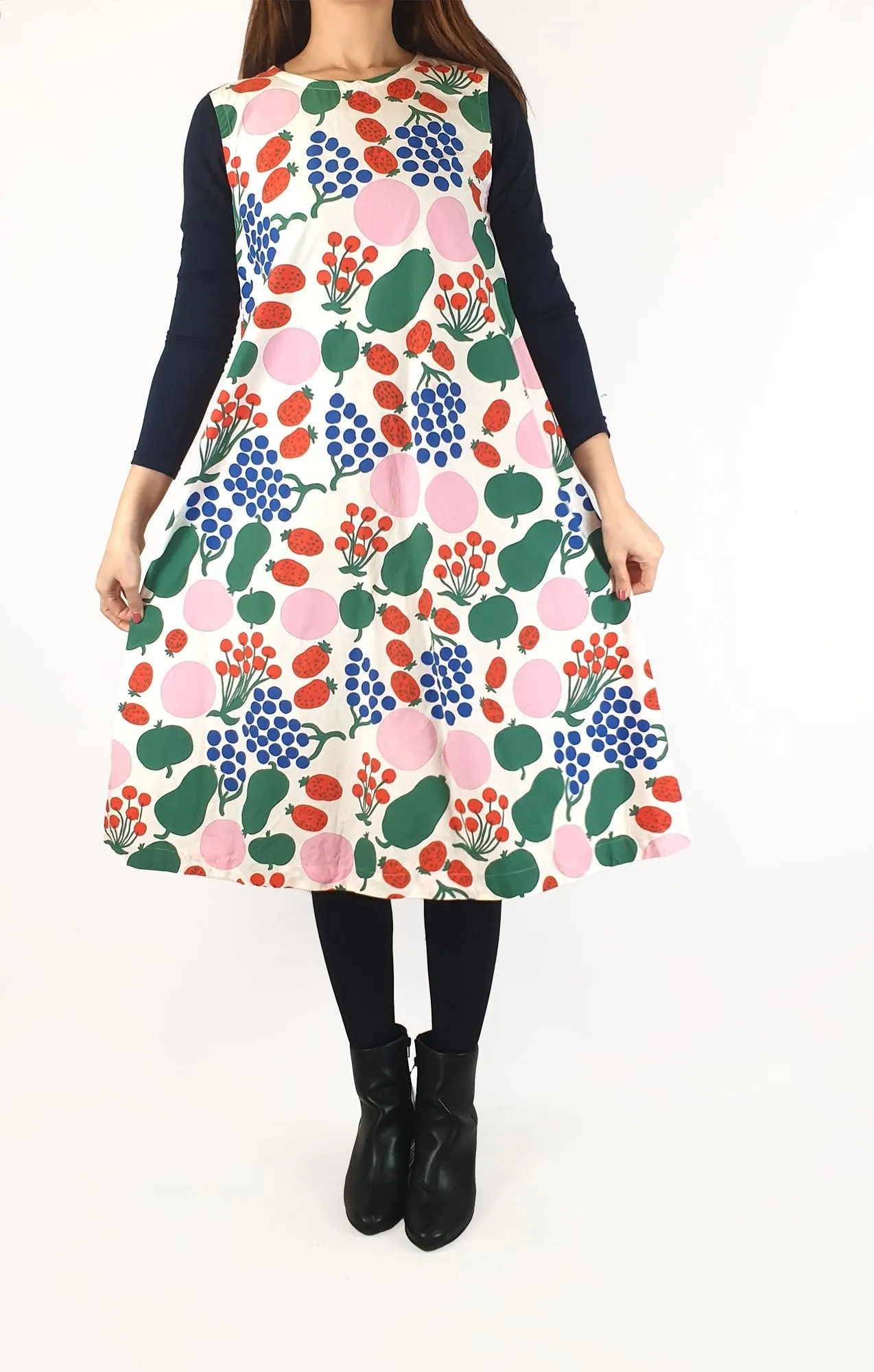 Marimekko   Uniqlo colourful sleeveless dress size S