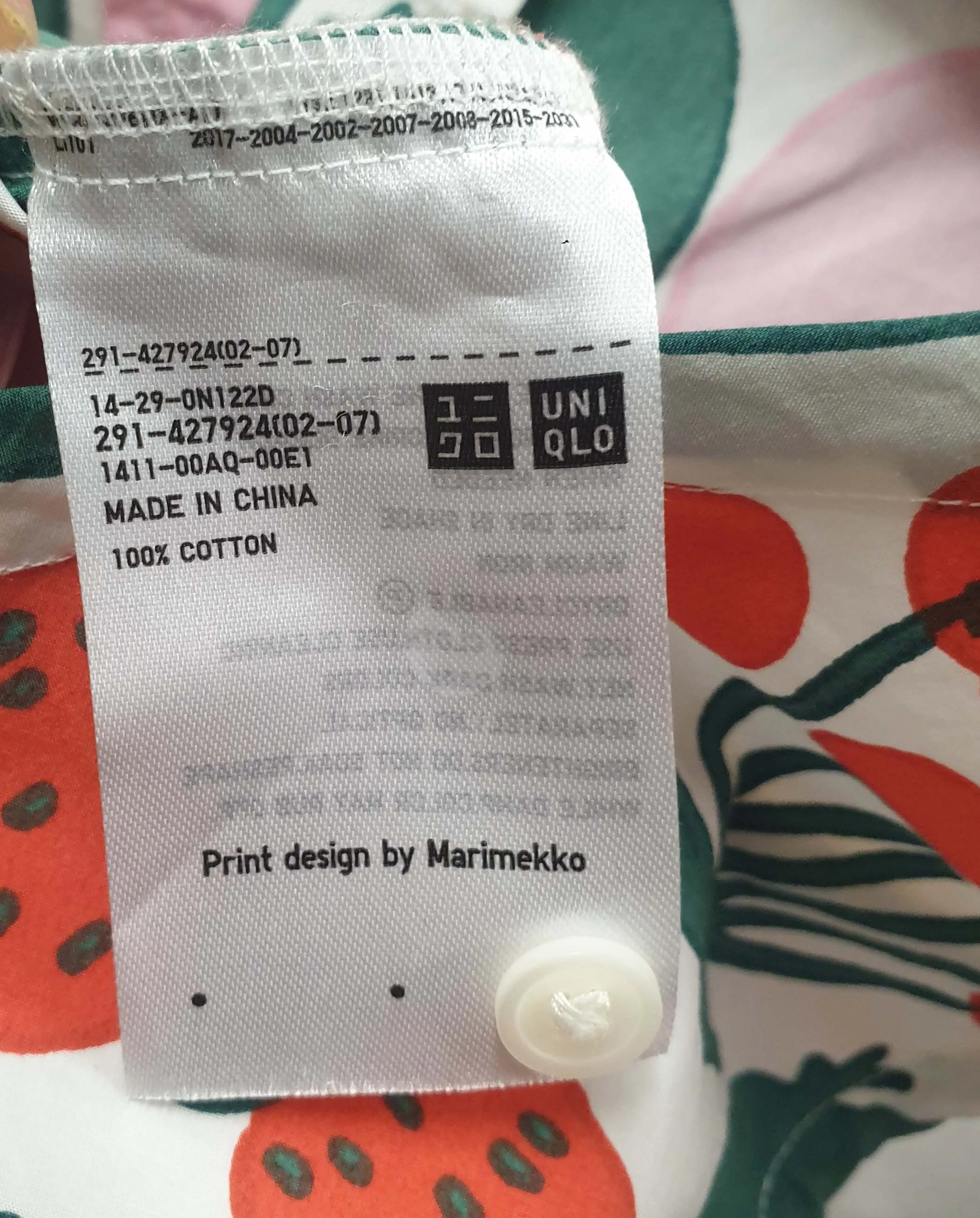 Marimekko   Uniqlo colourful sleeveless dress size S