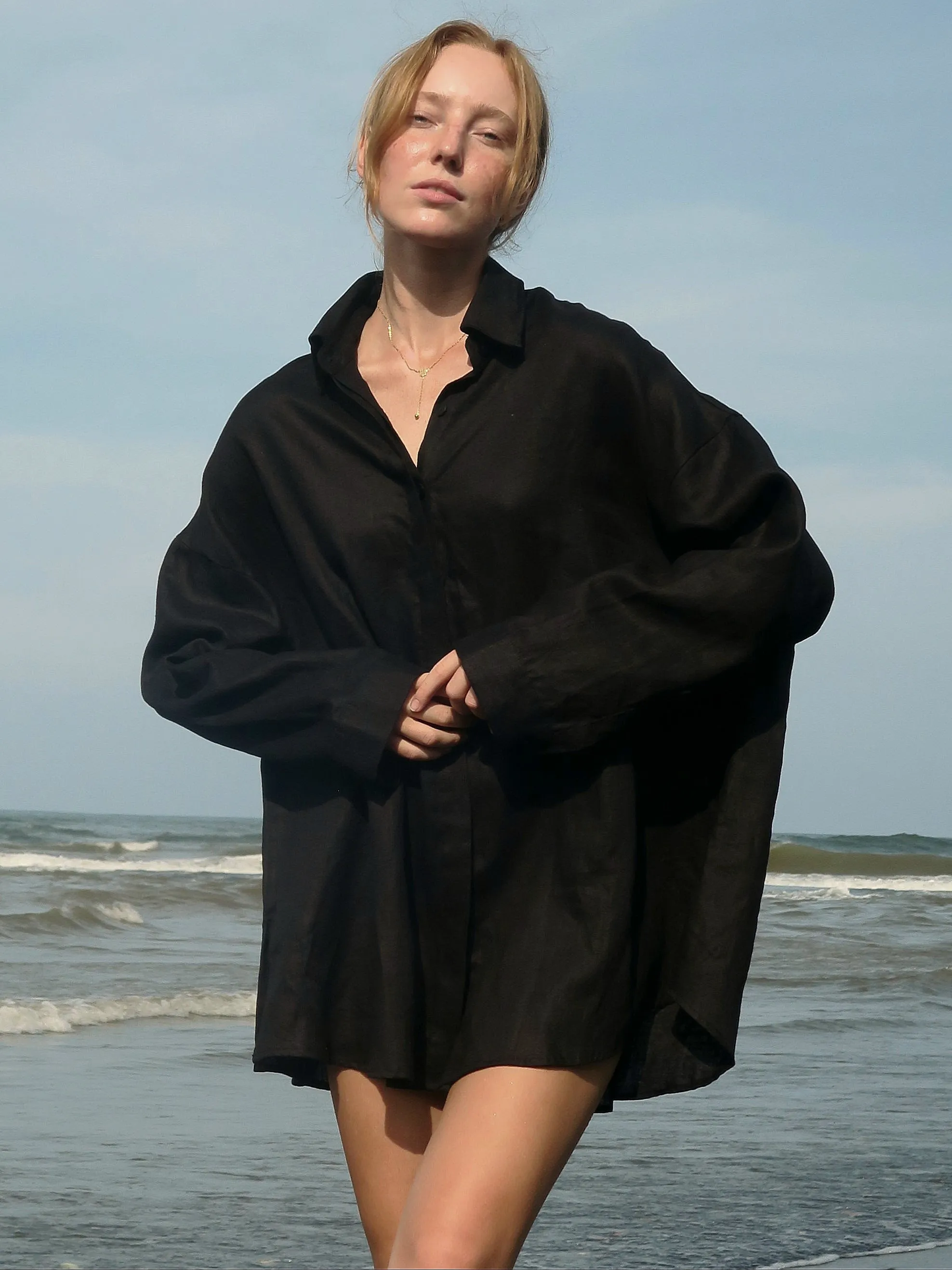 Oversized Linen Shirt