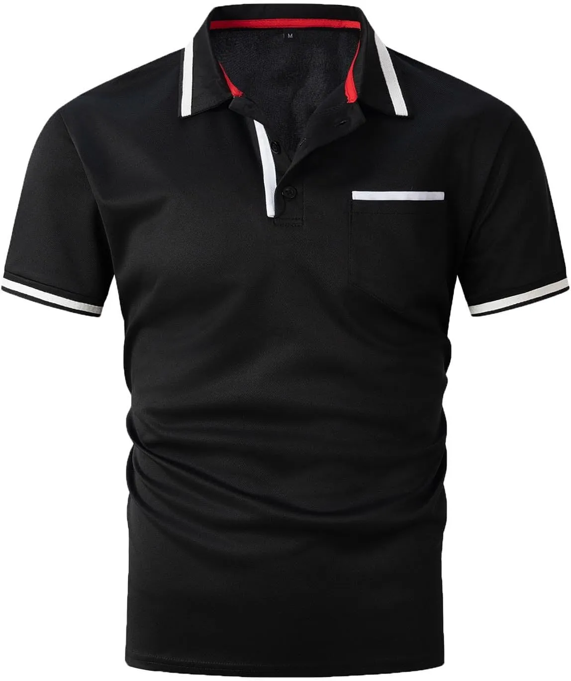 Polo Shirts for Men Shirts Short Sleeve Performance Patriotic Shirt Funny Shirt Mens Golf Wear Quick Dry Athletic