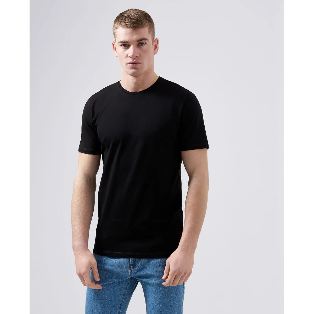 Remus Uomo Crew Neck T-Shirt 00 Black