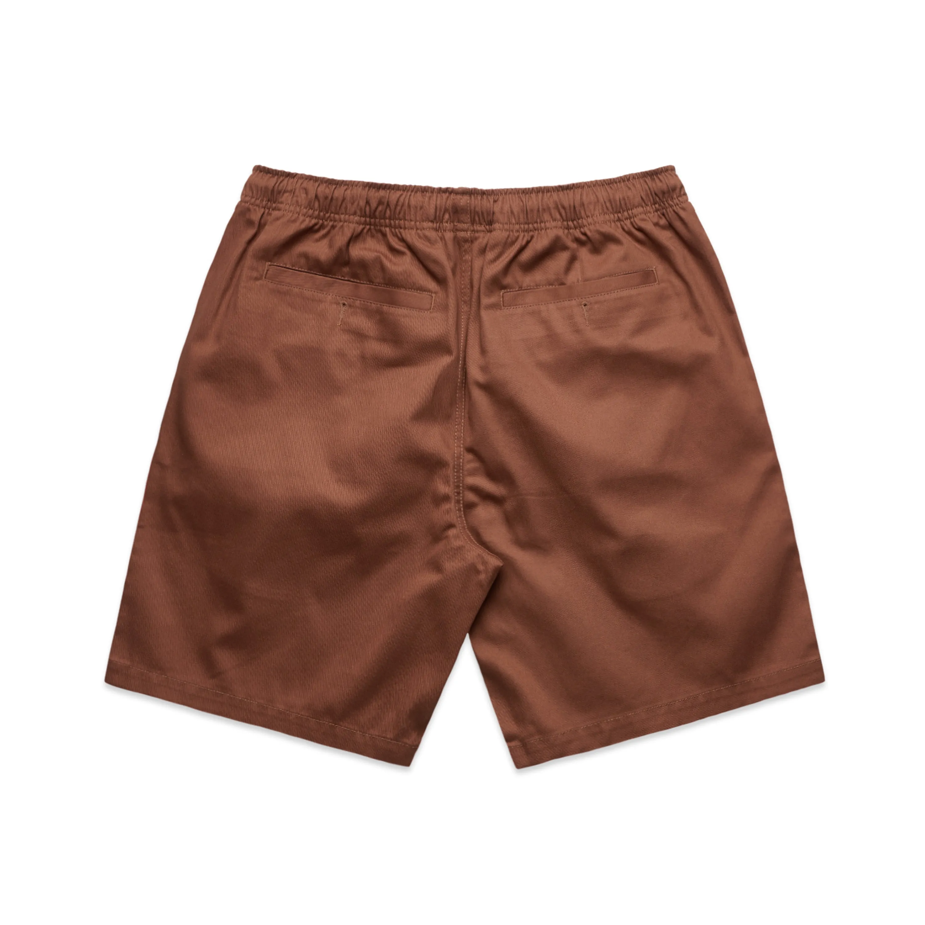 SOULSKY Men's Casual Shorts (Brown)