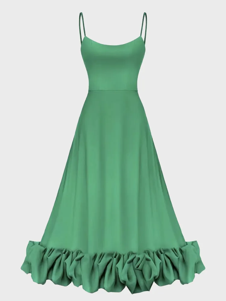 Spring Swing Suspender Dress