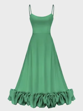 Spring Swing Suspender Dress
