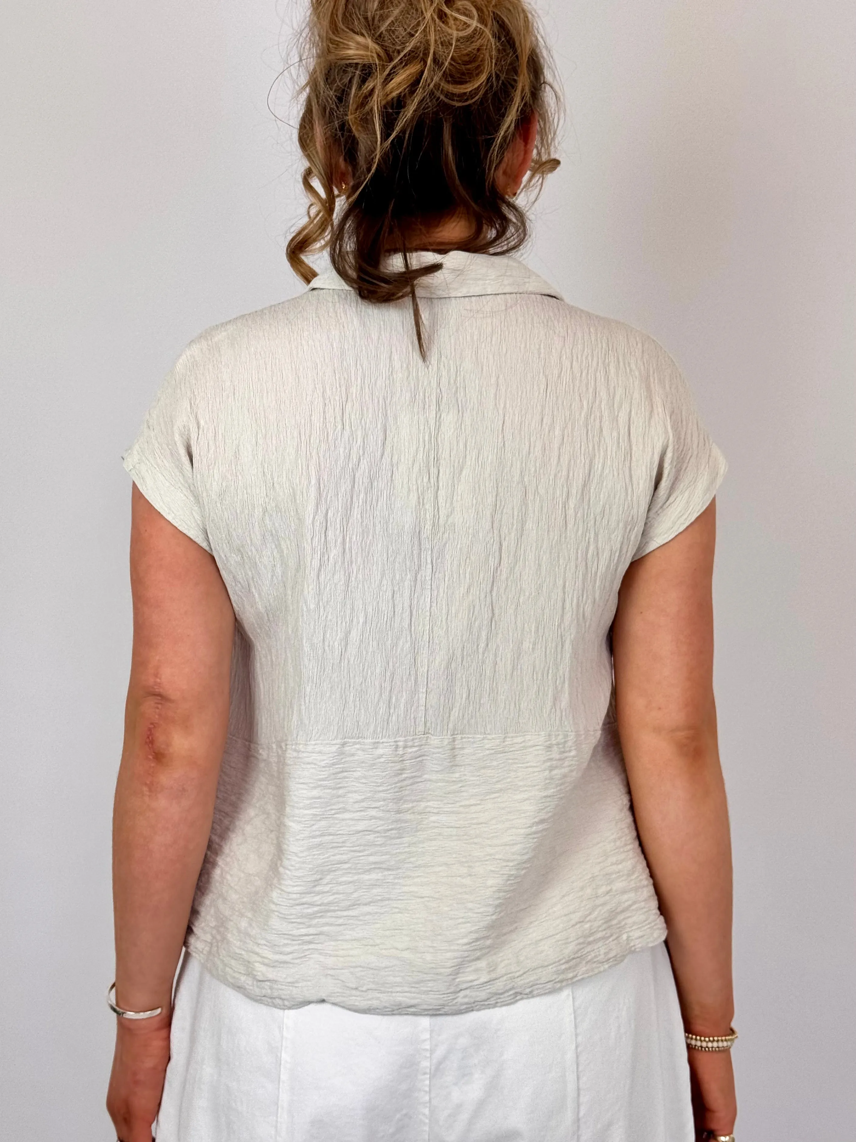 Transit Par-Such R272 Shirt Sand