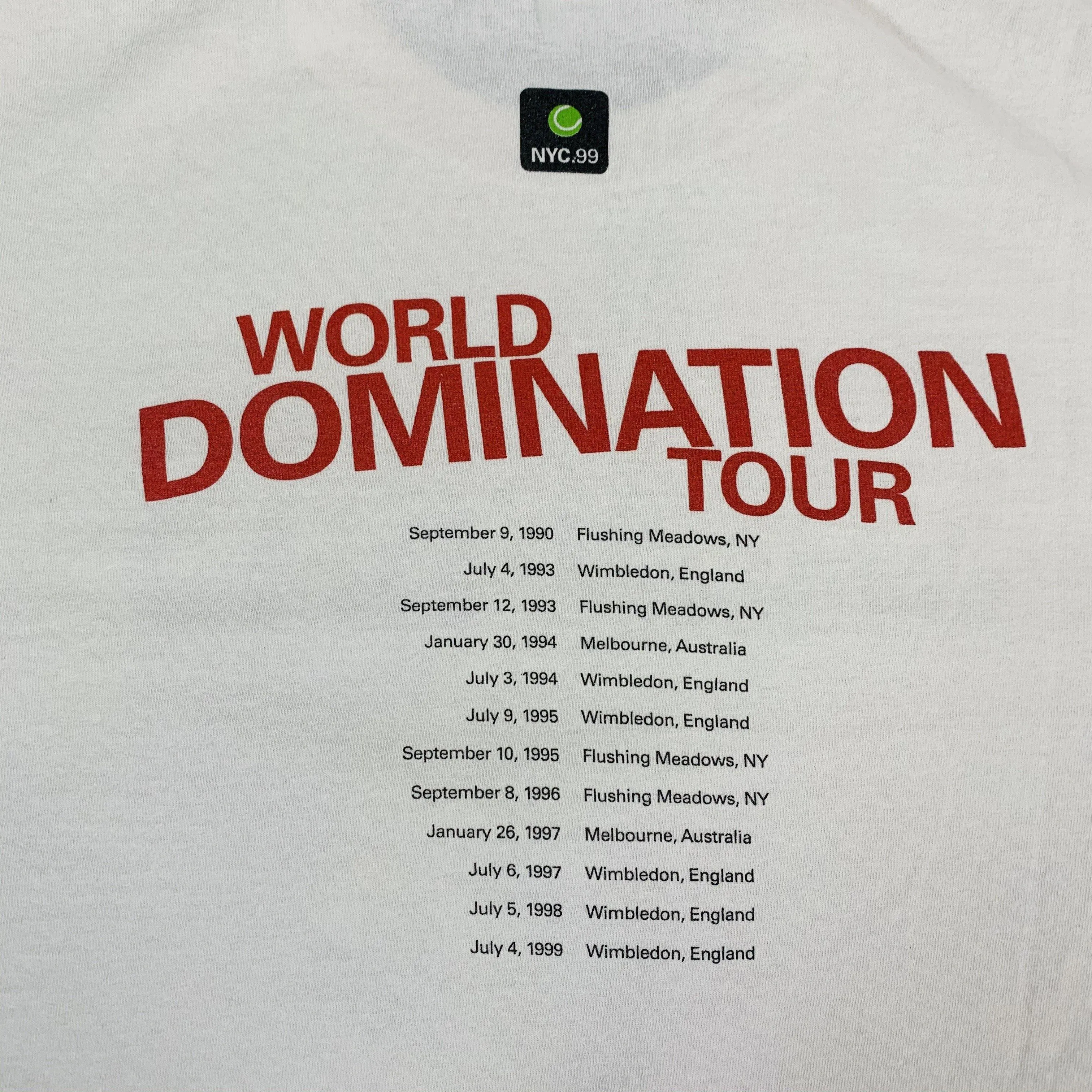 Vintage Pete Sampras "World Domination" T-Shirt