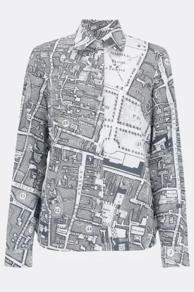 WOMEN'S BOUNDARY SHIRT IN CHARCOAL
