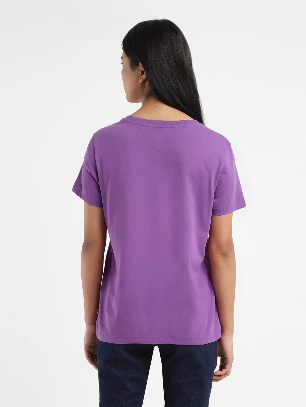 Women's Brand Logo Crew Neck T shirt