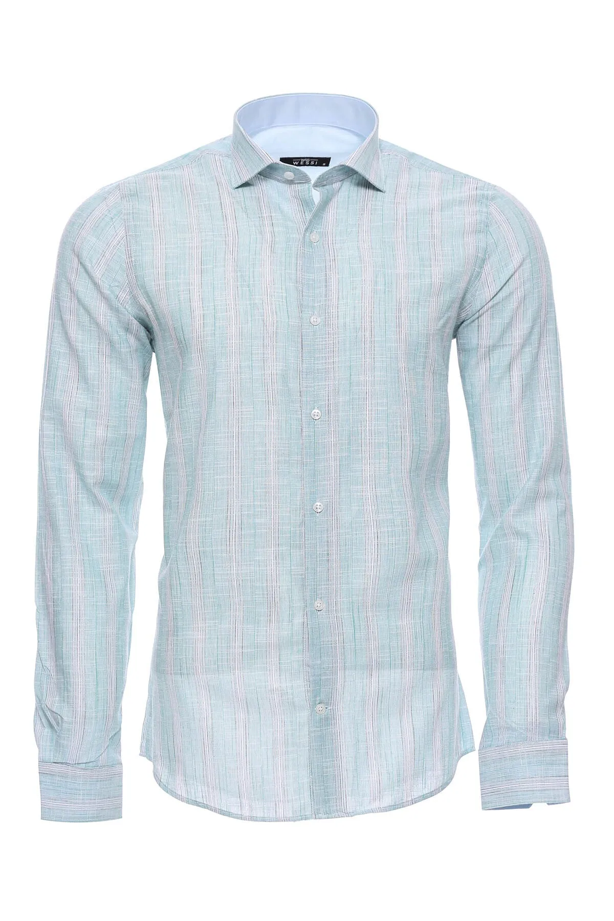 WSS Light Green Plaid Shirt  - Singen